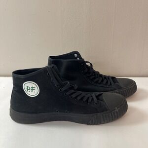 PF Flyers Sneakers Mens 11.5 Center Hi Black Canvas High Top Sandlot Casual
